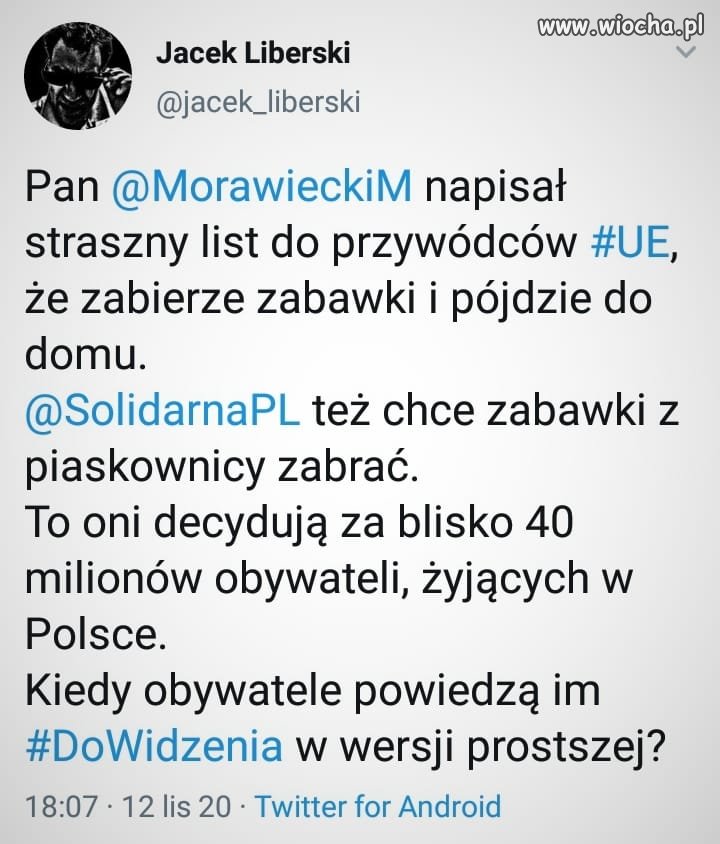 Niech zabiera. 