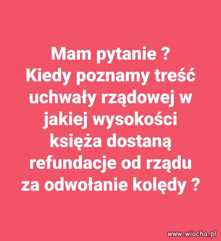 Jest pytanie 