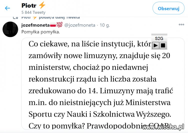 Czy to na pewno pomyłka?
