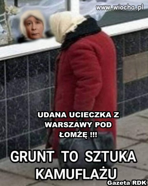 Legendarna ucieczka Kaczyńskiego przed kobietami