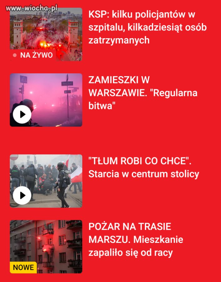 W tvpis będzie pewnie o pokojowej paradzie