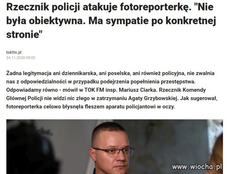 Rzecznik policji ciąg dalszy...