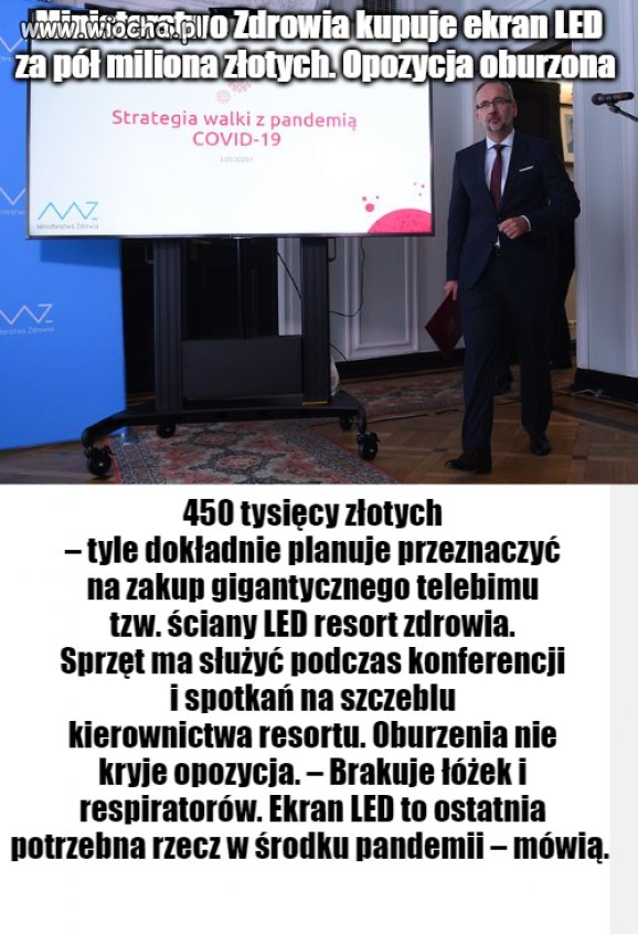 Kupujemy ekrany, bo respiratory już mamy 
