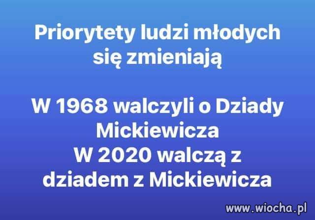 Priorytety się zmieniają
