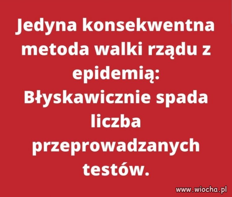 Sprawdzona metoda rządu na walkę z pandemią 