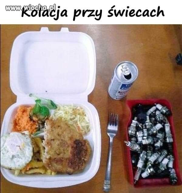 Kolacja przy świecach
