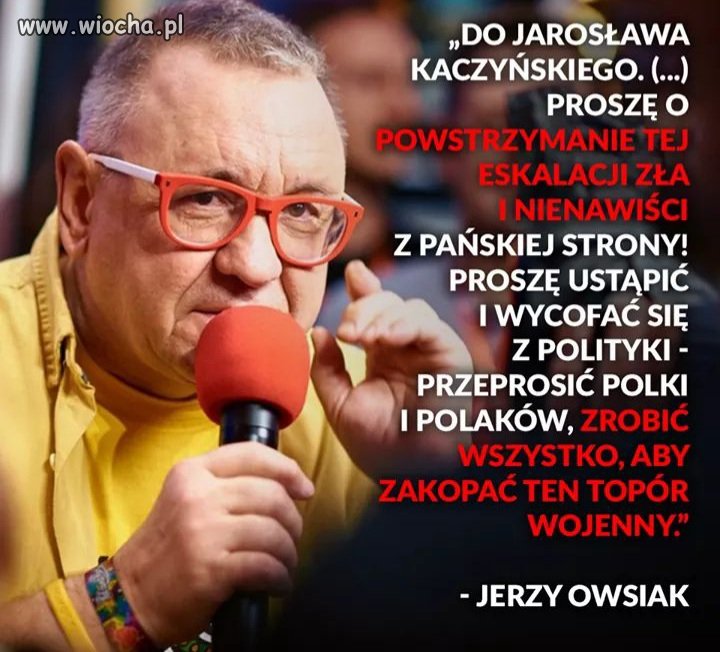 Mądrze mówi. 