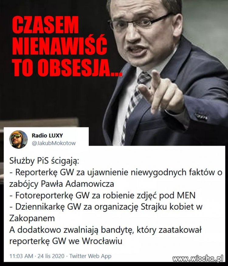 Czasem nienawiść to obsesja