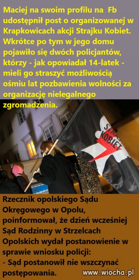 Sąd odmówił rozpatrzenia sprawy 14-latka z Krapkowic