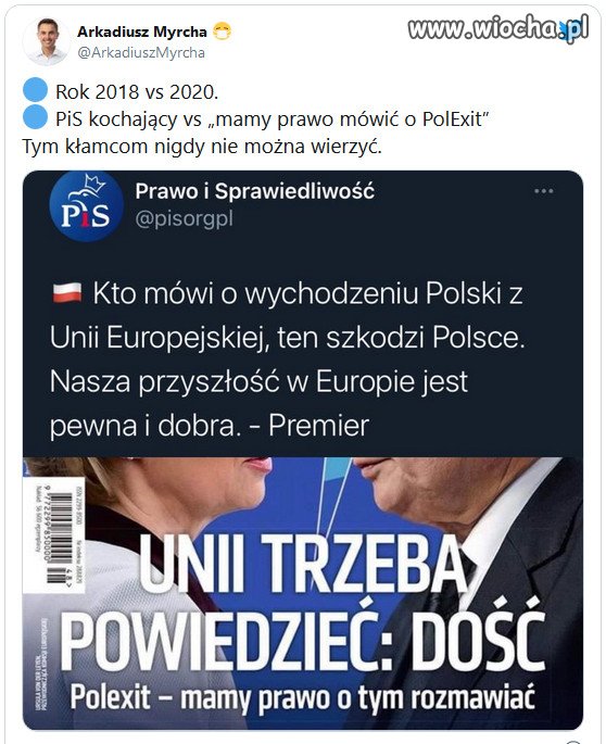 PiS zawsze kłamał, kłamie i będzie kłamał...