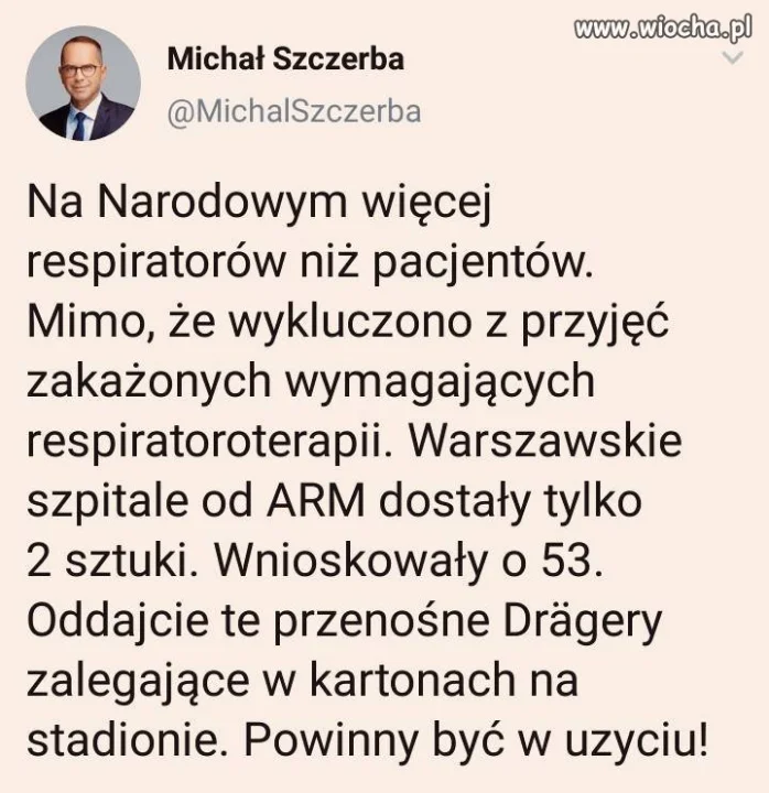 Respiratory od handlarza bronią  