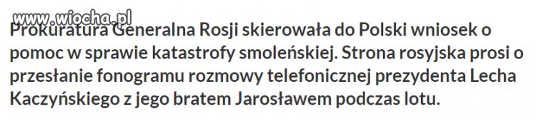 Treść rozmowy za oddanie wraku ?
