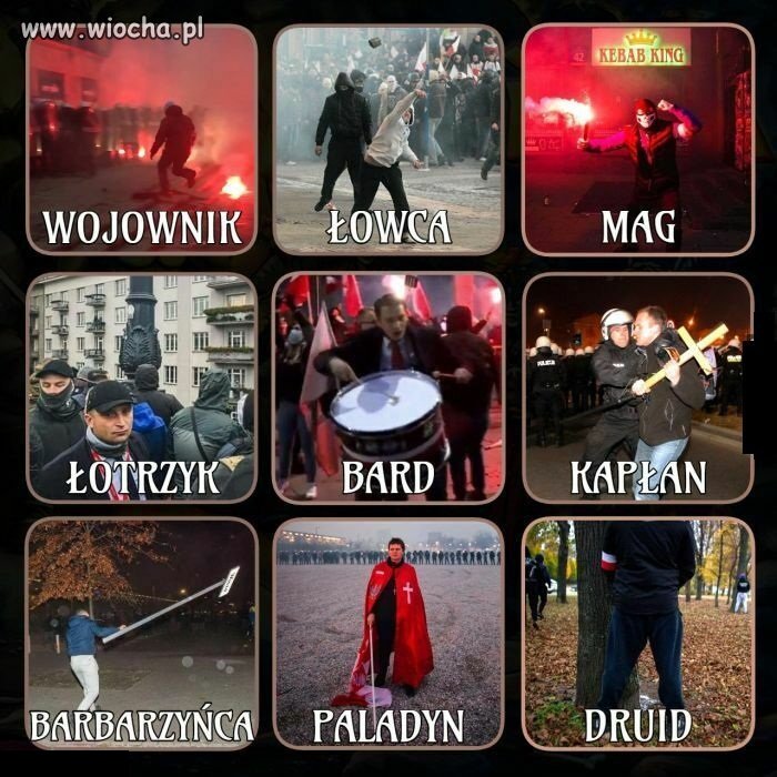 Wybierz swojego wojownika