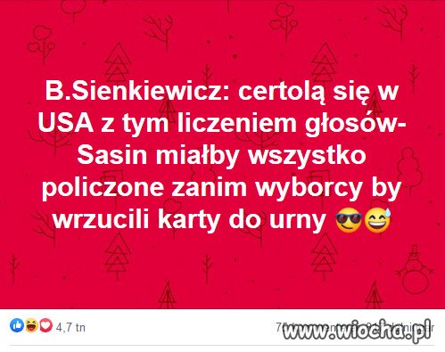 Sasin ekspert PiSu od wszystkiego...