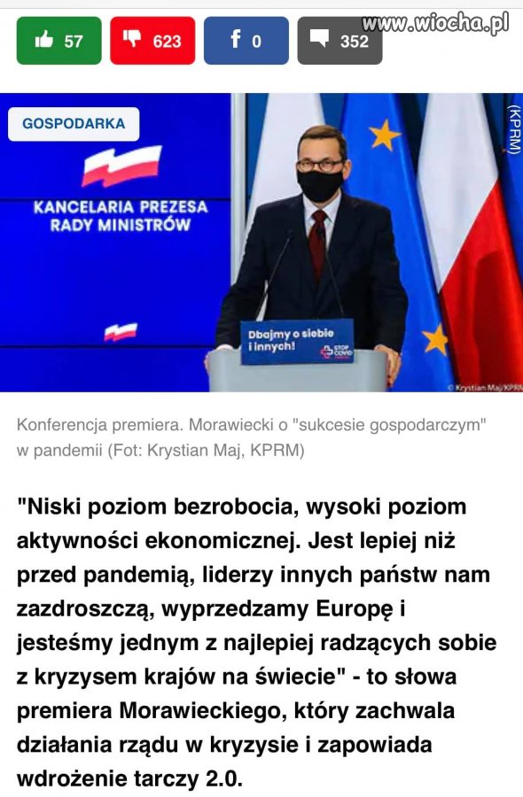 Sukces gospodarczy odniósł tylko on i jego koledzy