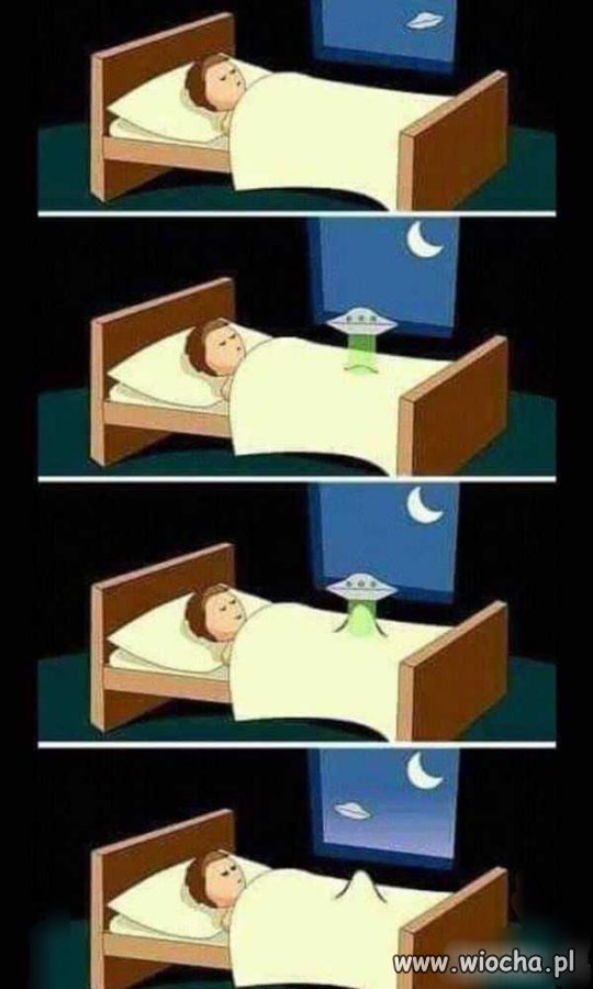 UFO przychodzi zawsze nocą 