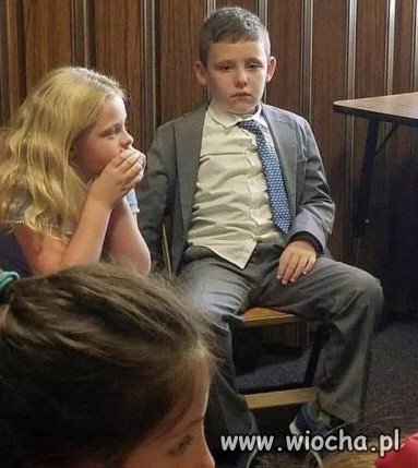 Ten dzieciak wygląda jakby był na drugim rozwodzie