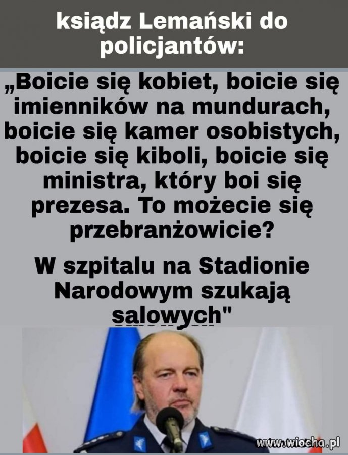 Niby ksiądz ... a dobrze gada 