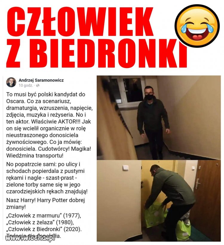 Człowiek z Biedronki. 
