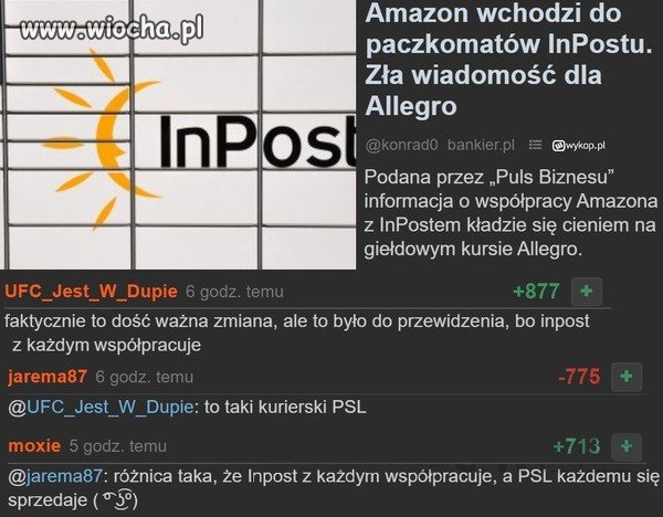 Paczkomaty vs PSL