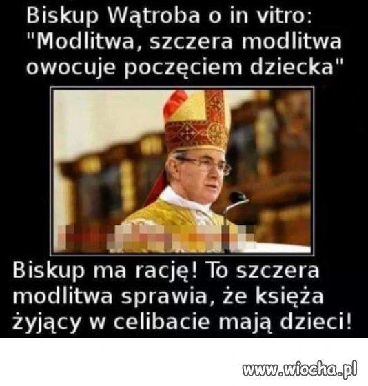 Coraz wiecej madrosci upadajacej sekty kosciola...