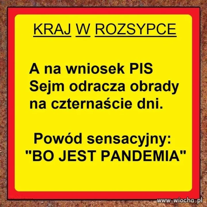 Bo jest pandemia