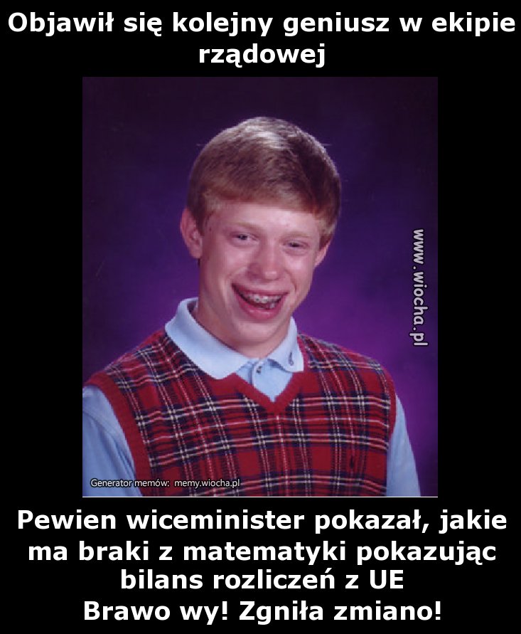Objawił się kolejny geniusz w ekipie rządowej