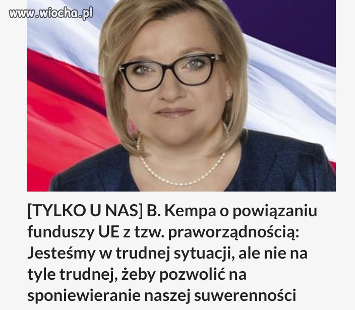 Kurwizja itp wszedzie o atakach Uni na suwerenność