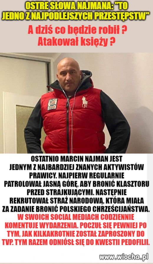 Celebryta TVP komentuje pedofilię w kościele 