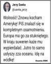 Sawka jak zwykle trafnie i w punkt.