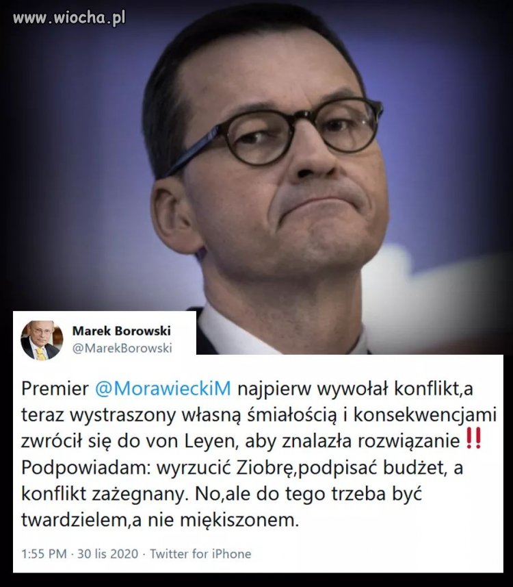 Premier może jedynie wyrzucić śmieci do kontenera