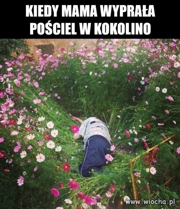 Pościel wyprana w