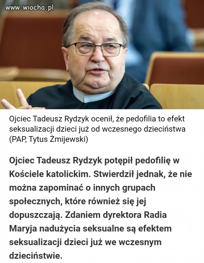 Za takie teksty to i on będzie ochrony potrzebował