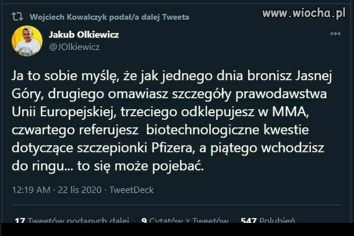 To nie jest wina Najmana