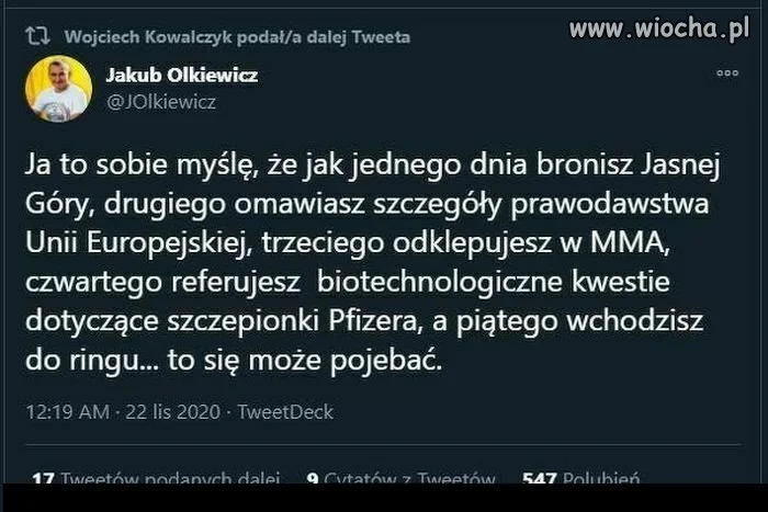 To nie jest wina Najmana