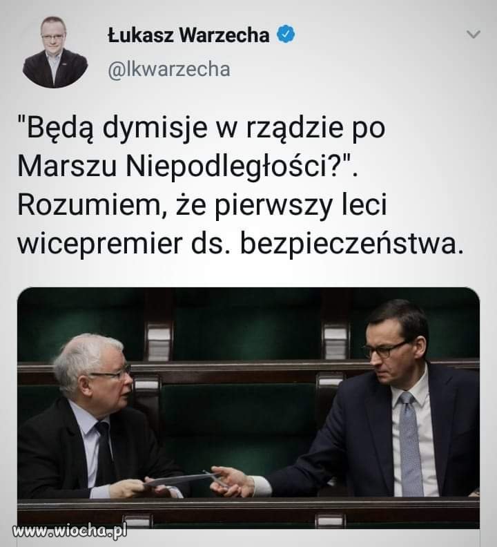 Popieram. Do dymisji. 