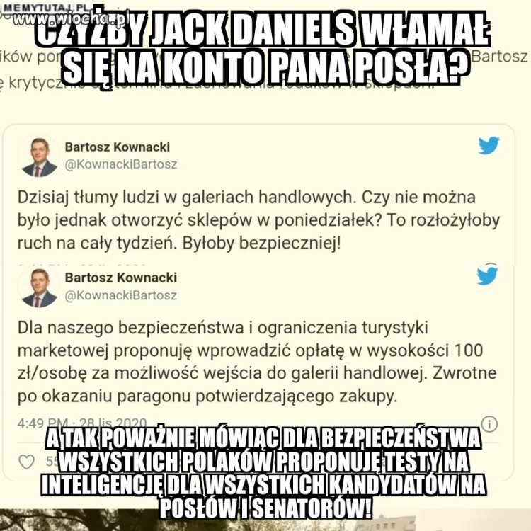 Genialne myśli członków naszej ukochanej władzy!