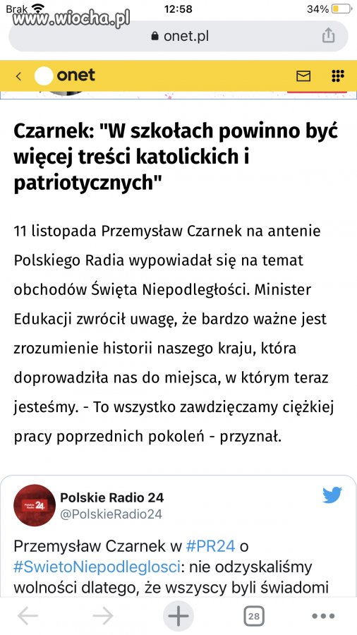 Czarnek łeb pusty jak garnek.