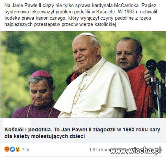  święty nie taki święty jakby chcieli Polacy...