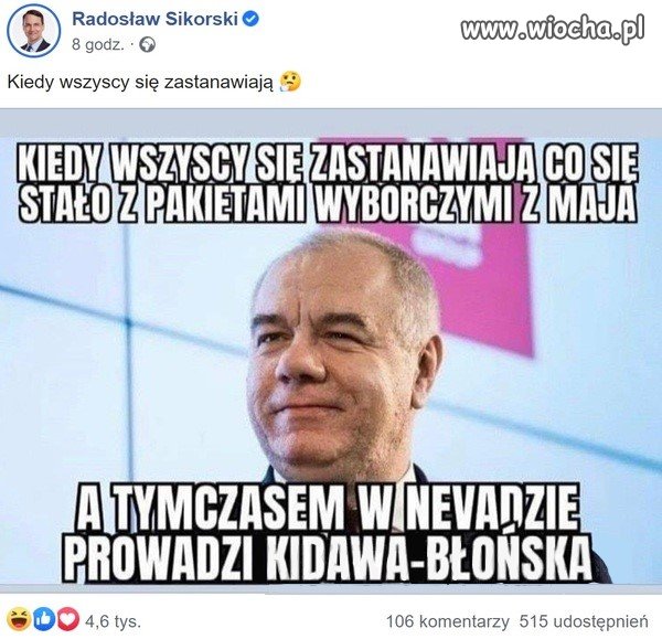Drugie życie pakietów wyborczych Sasina