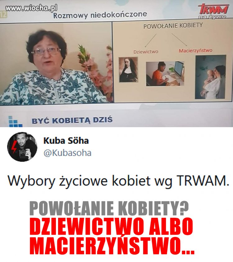Tak wygląda dziewica. 