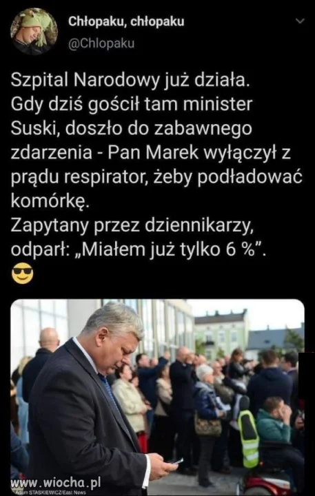 Pytanie.  Czy ktoś leżał pod tym respiratorem?