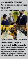 Feta na cześć Przemysława Czarnka. 