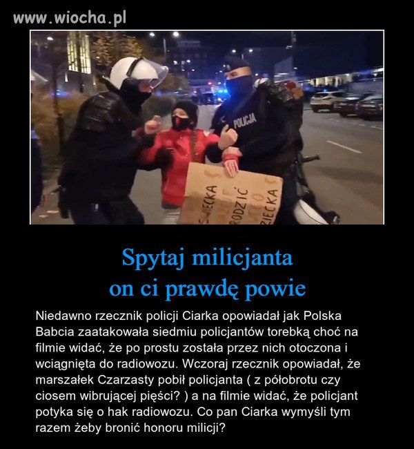 Eskalacja, napięcie rośnie, co powie naród??
