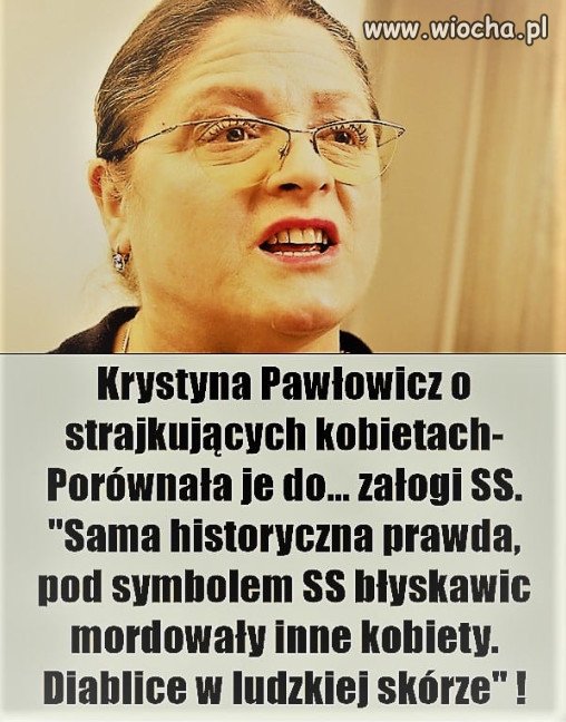 Złote myśli Pawlowicz... między sałatkami.