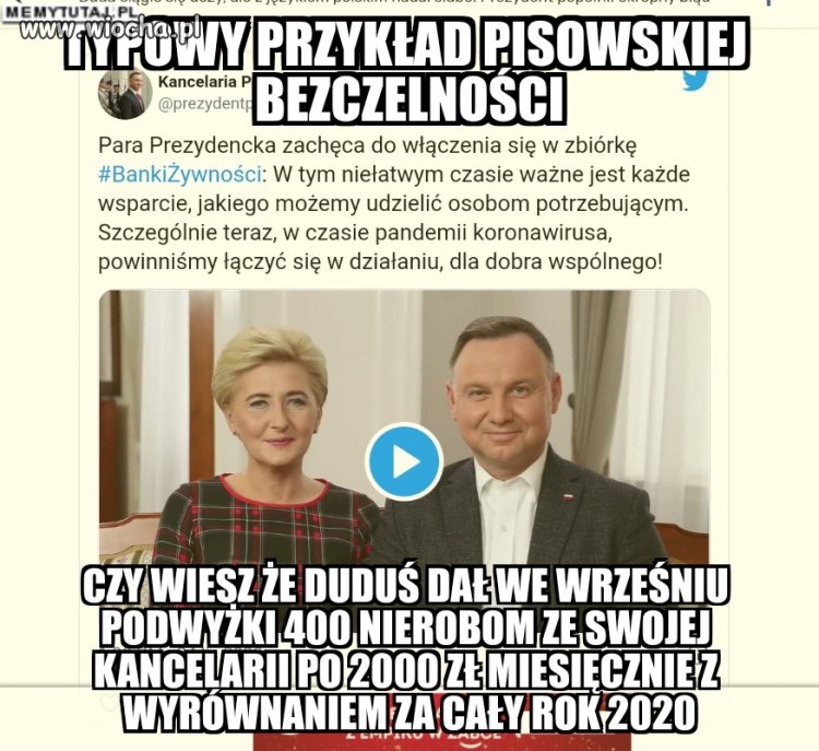 Typowe pisowskie zachowanie