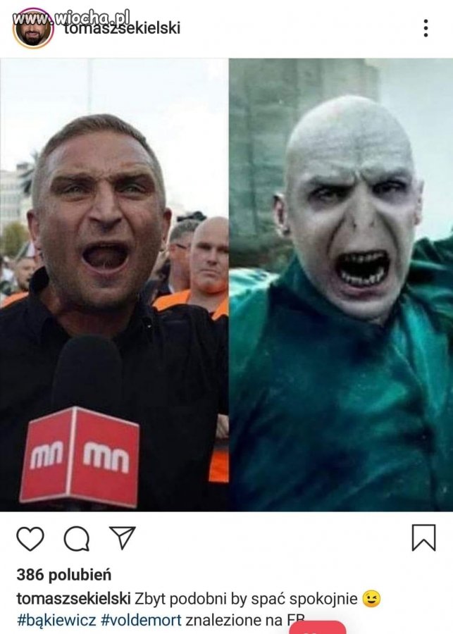 Najpierw drze ryja, że biegnie bić kobiety