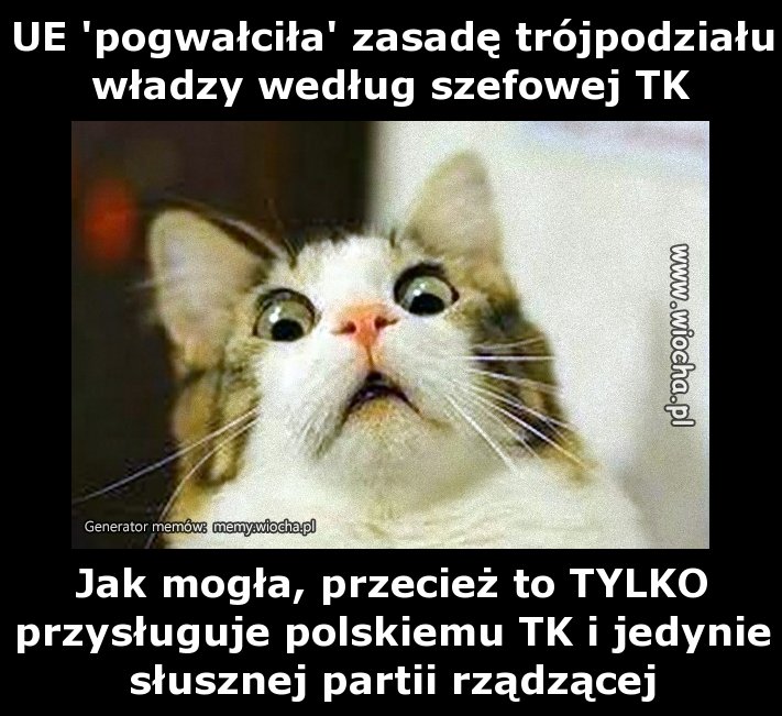 UE 'pogwałciła' zasadę trójpodziału władzy według