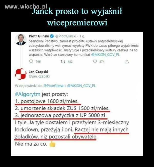 Nie dziękuj. Tylko lepiej słuchaj mądrzejszych ...