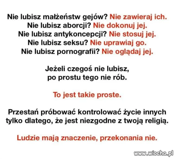 Nie lubisz? 